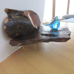 Vintage cypress wood handmade shelf - wall or tabletop - rustic, beach house
